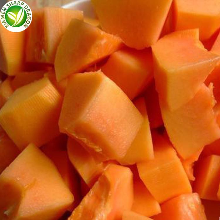 iqf papaya dices